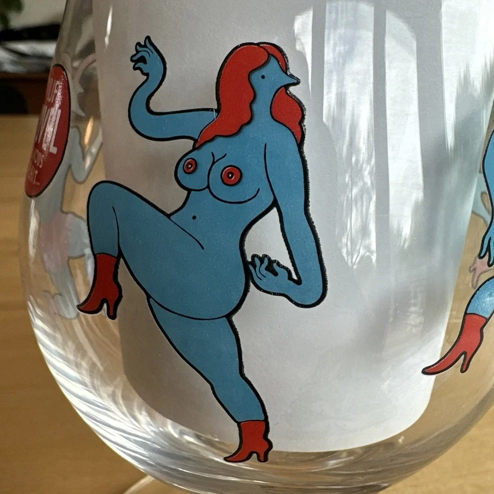 Duvel Tulip Beer Glass Limited Edition 2010 by Artist Piet‎ Parra Signed ~Etched
